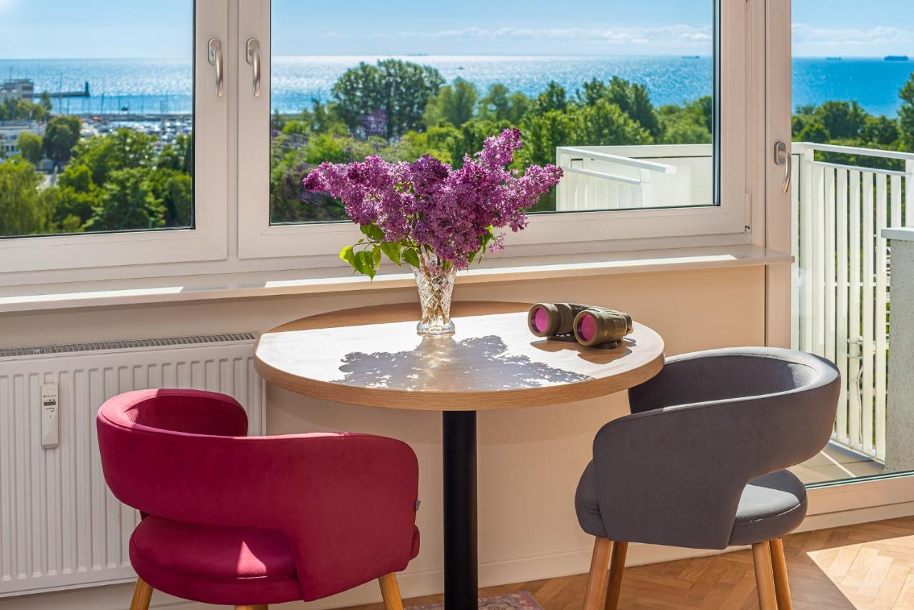 9Th Floor Skwer Kosciuszki Z Widokiem Na Morze Daire Gdynia Dış mekan fotoğraf
