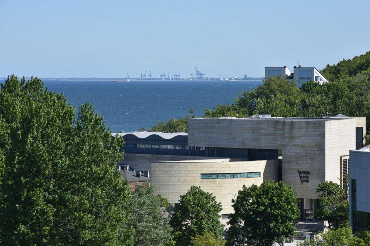 9Th Floor Skwer Kosciuszki Z Widokiem Na Morze Daire Gdynia Dış mekan fotoğraf