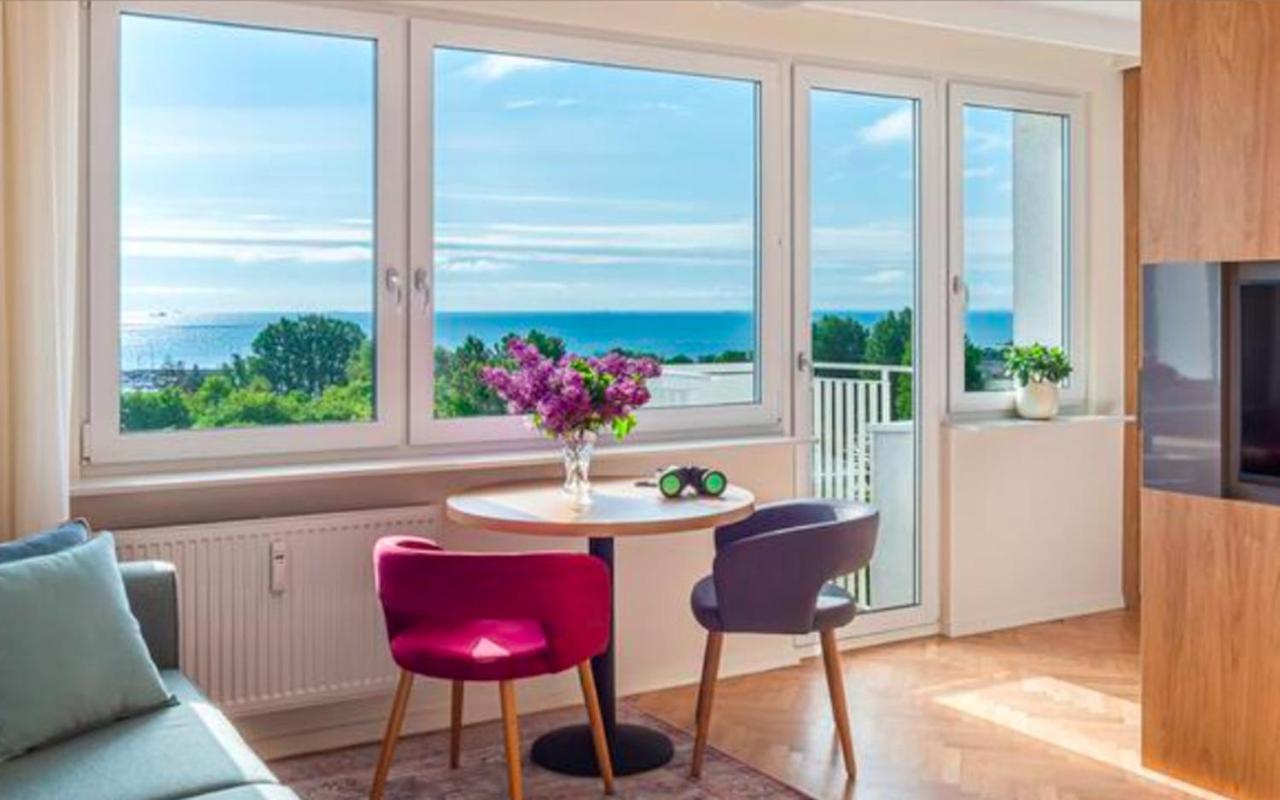 9Th Floor Skwer Kosciuszki Z Widokiem Na Morze Daire Gdynia Dış mekan fotoğraf