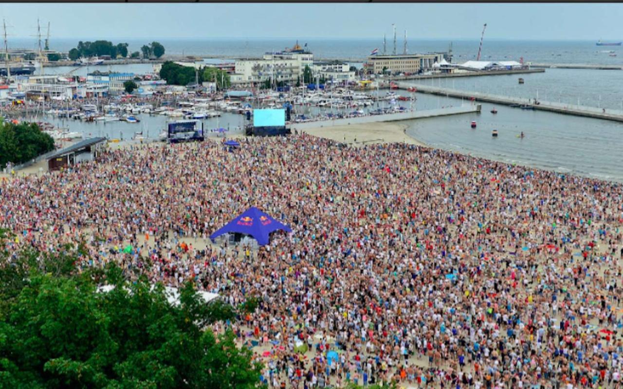 9Th Floor Skwer Kosciuszki Z Widokiem Na Morze Daire Gdynia Dış mekan fotoğraf
