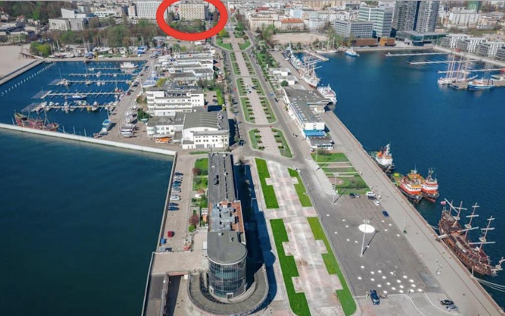 9Th Floor Skwer Kosciuszki Z Widokiem Na Morze Daire Gdynia Dış mekan fotoğraf